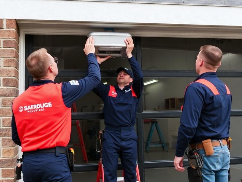 Zillah Garage Doors installation team working on a project